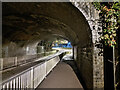 Looking through railway bridge VTB3 123