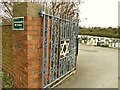 Entrance to the UHC Jewish cemetery, Gelderd Road, Leeds