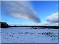 NZ1152 : Snowy field near Berry Edge Farm by Robert Graham