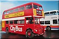 TQ0757 : Wisley Airfield - Southampton Bus by Colin Smith