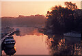 Christchurch: River Stour Sunrise from Tuckton Bridge c.1975  (1)