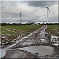 Wind turbine near Kibworth Beauchamp