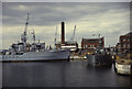 Portsmouth Dockyard from by HMS Victory