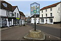 TM2863 : Framlingham town sign by Adrian S Pye