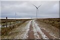NT7167 : Road, Aikengall II Wind Farm by Richard Webb