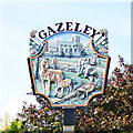 Gazeley village sign