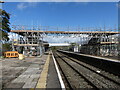 Chepstow station footbridge dismantled and out of use