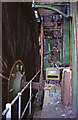 SE0446 : Waterloo Mills, Silsden - steam engine, low pressure side by Chris Allen