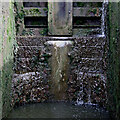 Lock cill in the Delph flight near Brierley Hill