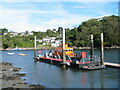 RNLI pontoon, River Fowey