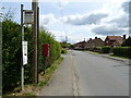 Bus stop on Raskelf Road, Easingwold