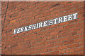 Berkshire Street name plate, Hull