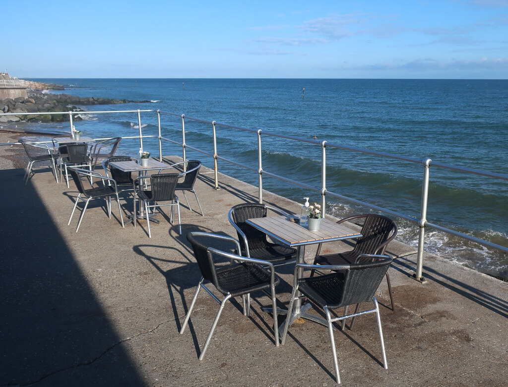 Cafe tables on Sheringham seafront © Hugh Venables :: Geograph Britain ...