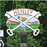 TM1551 : Henley village sign by Adrian S Pye