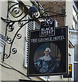 Sign for the George Hotel, Easingwold 