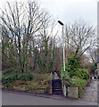 Steps leading to Manchester Road, Whiteley Street, Milnsbridge