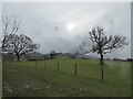 View towards Earls Hill from Plealey on a showery afternoon