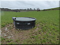 SJ4106 : Water trough in cattle pasture by Jeremy Bolwell