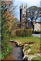 Stream and Church, Widecombe