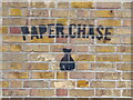 View of Paper.Chase street art on the front of a former shed on Woodford Bridge Road