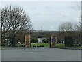 SE3130 : Hunslet cemetery - new cemetery entrance by Stephen Craven