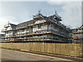 Flats under construction, Forge Wood, Crawley