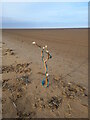 Beach art at Donna Nook