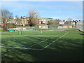NZ3669 : Tennis Courts, Prior's Park, Tynemouth by Geoff Holland