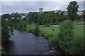NZ1700 : The River Swale at Richmond by Philip Halling