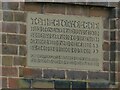 SE3129 : St John & St Barnabas, Belle Isle: dedication stone by Stephen Craven
