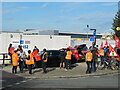 Industrial action by Unite union, HS2 Atlas Road site