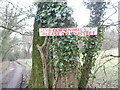SP8600 : Notice near Stony Green Wood by David Hillas