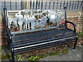 War memorial bench in Hanham - 3