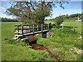 Footbridge across a tributary of the Afon Alun