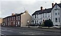 Three styles of house, Emscote Road, Warwick