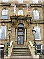 NZ3669 : Entrance, Grand Hotel, Grand Parade, Tynemouth by Geoff Holland