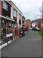 Fairmount Road leading to Fairmount Close, Brickfield, Worcester