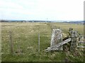 Trig pillar near Salmon Field Farm