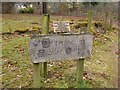 NT5737 : Diamond Jubilee Path sign, Cowdenknowes by Jim Barton