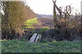 Footbridge on the path to Bunsty Farm