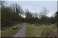 Path and bench in St. Nicholas Fields