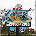 Redgrave village sign (east face)