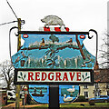 Redgrave village sign (west face)