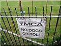 YMCA No Dogs Or Golf