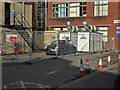 SO8754 : Worcestershire Royal Hospital - temporary boiler plant by Chris Allen