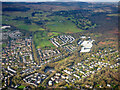 Milngavie from the air