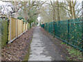 Public footpath 3388, Three Bridges, Crawley