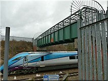 SE3534 : Railway footbridge near Cross Gates by Stephen Craven