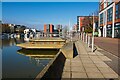 SK9771 : Brayford Pool Viewing Platform, Lincoln by Oliver Mills