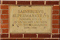 SE8811 : The Old Showground plaque by Richard Croft